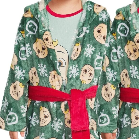 CoCoMelon Toddler Pajamas and Robe Set, 3-Piece, Sizes 12M-8M - NWT - Picture 4 of 8